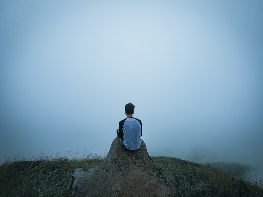 Photo meditation with music