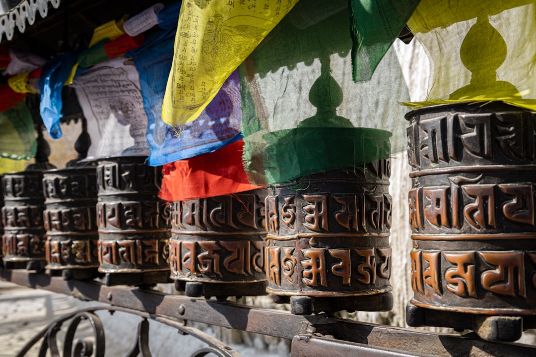 Photo tibetan bowls meditation