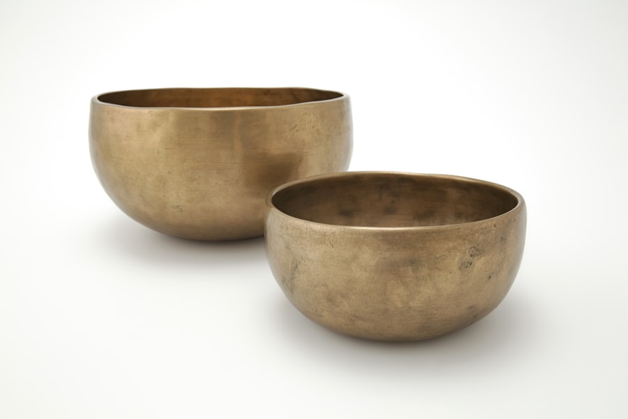Photo healing bowls meditation