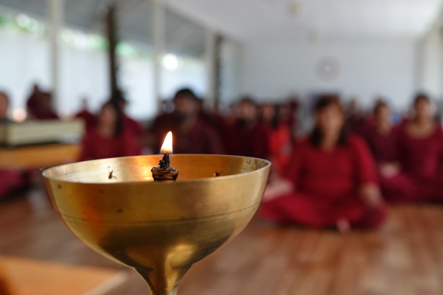 Photo tibetan bowls meditation